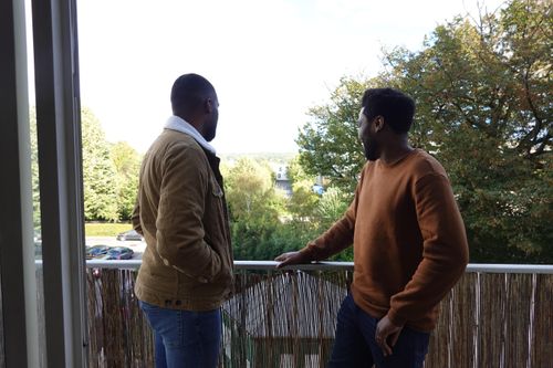 Gilles et Hol le regard porté vers l'avenir....